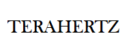 Terahertz Big Data Web Services
